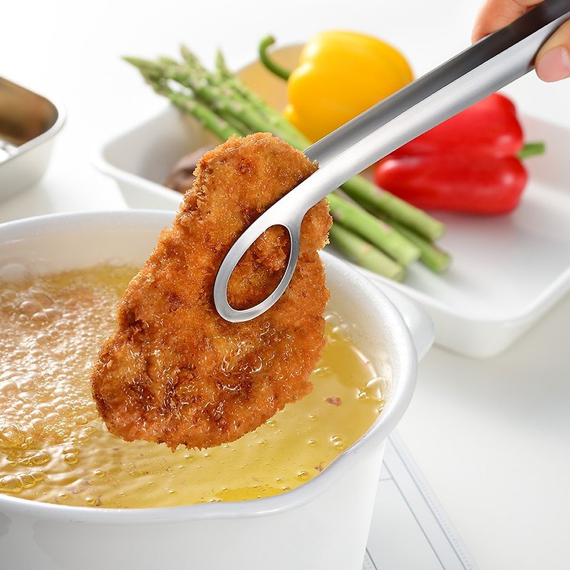[Must-have for Cooking Experts] Japanese AUX Flexible Fried Food Holder - เครื่องครัว - สแตนเลส สีเงิน