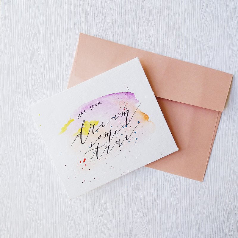 Mstandforc Fantasy Handmade Card | May Your Dream Come True - Cards & Postcards - Paper Multicolor