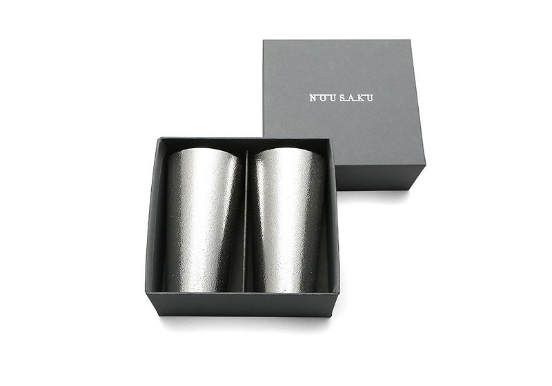 Beer Cup Set in Paper Box - Bar Glasses & Drinkware - Other Metals Silver