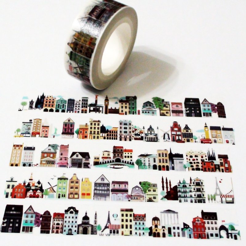 Masking Tape Small World - มาสกิ้งเทป - กระดาษ 