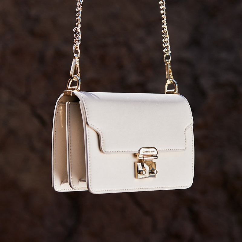 Artemis Miniature Crossbody (White) - Messenger Bags & Sling Bags - Faux Leather White