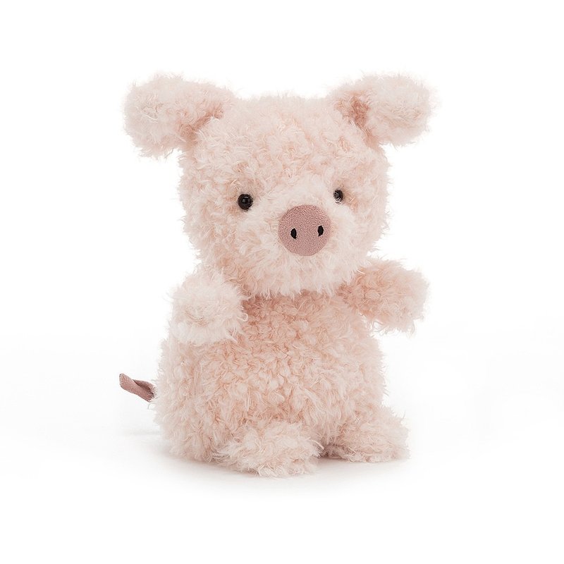 Jellycat Little Pig 18cm - Stuffed Dolls & Figurines - Polyester Pink