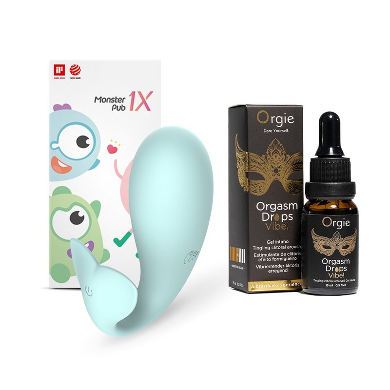 SISTALK小怪獸1X鯨魚博士+Orgie小金瓶女用快感高潮液15ml - 情趣用品 - 其他材質 