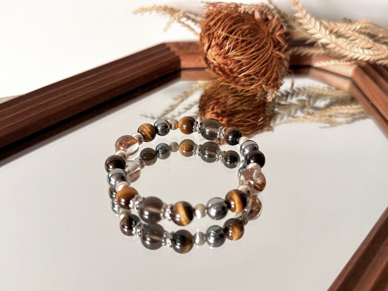 Yeli/S925 Silver Natural Crystal Energy Bracelet/Customized Gift - สร้อยข้อมือ - คริสตัล 