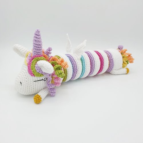 TiffyHappyCrafts Tiffy The Sleepy Unicorn Stacking Toy | Amigurumi Crochet PATTERN PDF