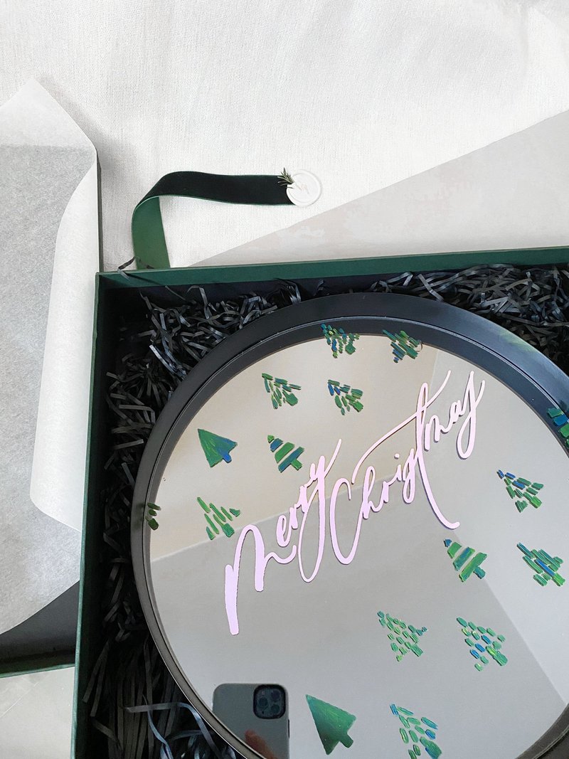 聖誕限定 l Christmas Mirror - The Woods - 擺飾/家飾品 - 不鏽鋼 黑色