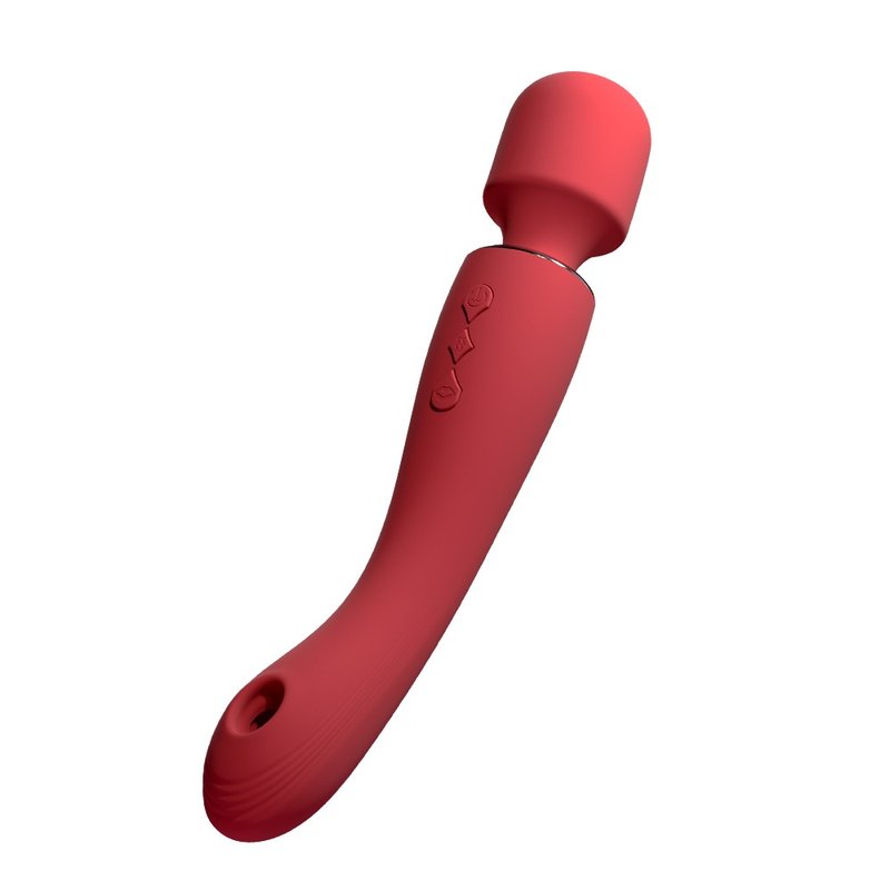 GALAKU Queen's dual-purpose sucking AV massage stick pink erotic female products - สินค้าผู้ใหญ่ - ซิลิคอน 