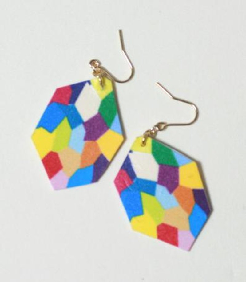 Rainbow - Earrings & Clip-ons - Paper 