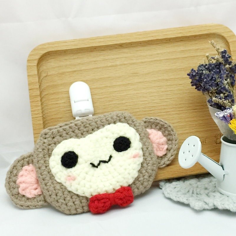 monkey. Ping talisman bag (amulet bag, defensive set) ~ the warmest and lovely moon gift - อื่นๆ - เส้นใยสังเคราะห์ 