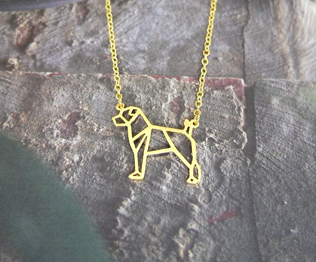 Jack Russell Terrier Dog Necklace Personalized Gift Rose Gold or Gold Personalized Dog Necklace