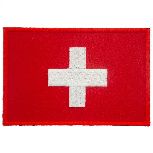A-ONE 瑞士 背膠士氣章 布藝肩章 Flag Patch背包貼 熱燙胸章 熨斗補丁
