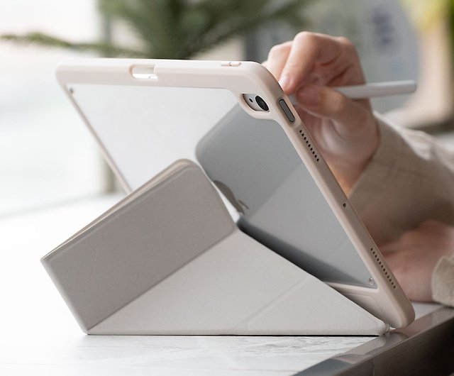 iPad Air 5/4 10.9-inch Moven Magnetic Case with Pen Holder Transparent Case  (4 Colors) - Shop UNIQ Tablet & Laptop Cases - Pinkoi