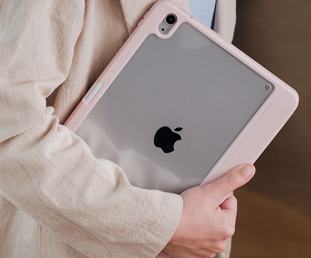 iPad Air 5/4 10.9-inch Moven Magnetic Case with Pen Holder Transparent Case  (4 Colors) - Shop UNIQ Tablet & Laptop Cases - Pinkoi