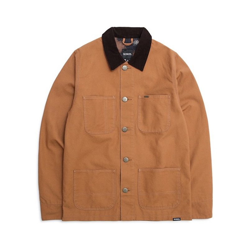 Filter017 Chore Coat Jacket - เสื้อโค้ทผู้ชาย - ผ้าฝ้าย/ผ้าลินิน 