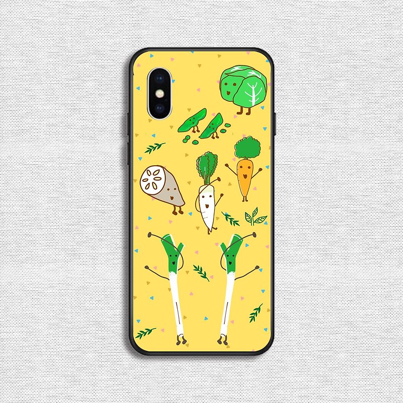 Humorous vegetable phone case - Phone Cases - Silicone Yellow