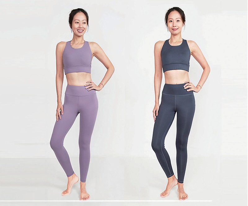【ELASTI】PURE plain yoga clothes - Women's Yoga Apparel - Polyester Multicolor