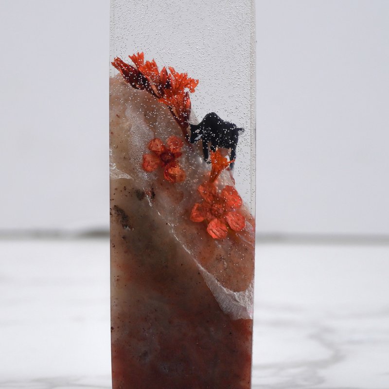 客製化手工印章-|永生花樹脂印章2 x 1.6 CM|篆刻印章 - 印章/印台 - 石頭 