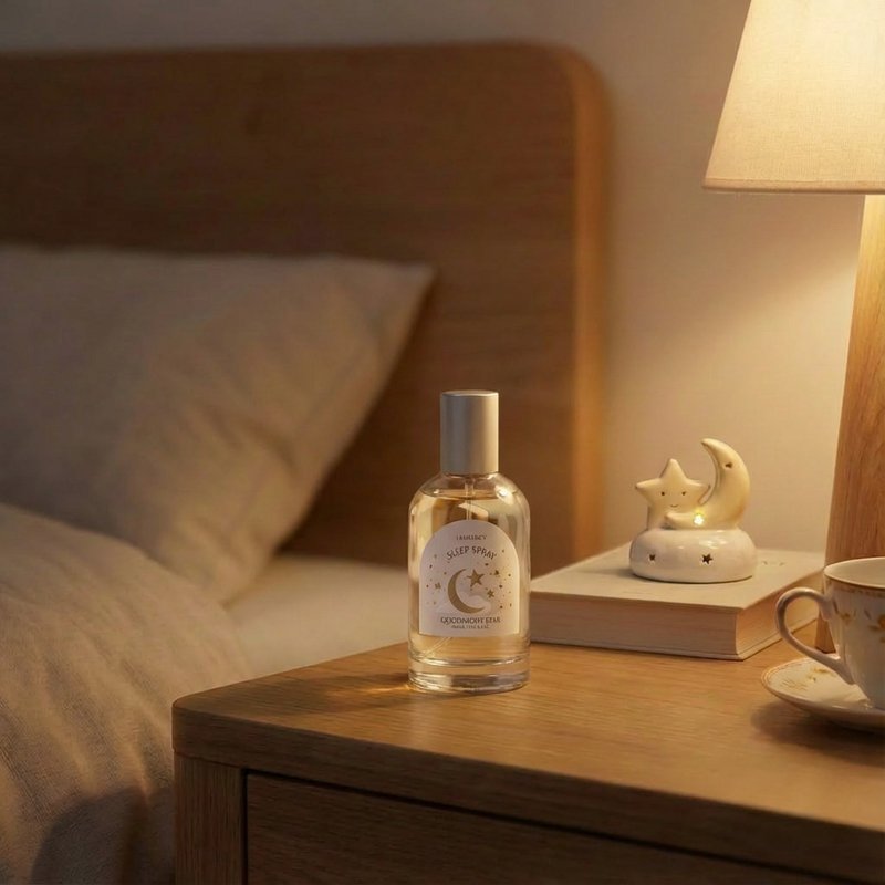 Christmas Gift | New Arrival - Goodnight Star Sleep Mist | Magnesium Infused for Relaxation, Fresh Woody Scent - Fragrances - Other Materials 