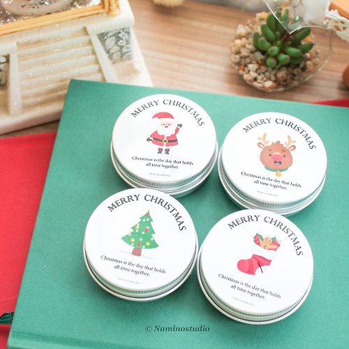 Naminostudio Scented candle, 30 g. Merry Christmas and Happy new year gift, giveaway