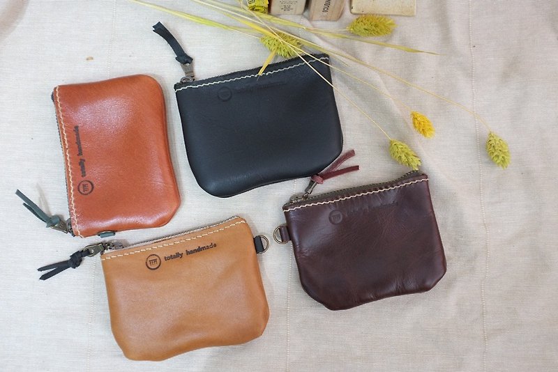 A tan of eighty wallet - Coin Purses - Genuine Leather Brown