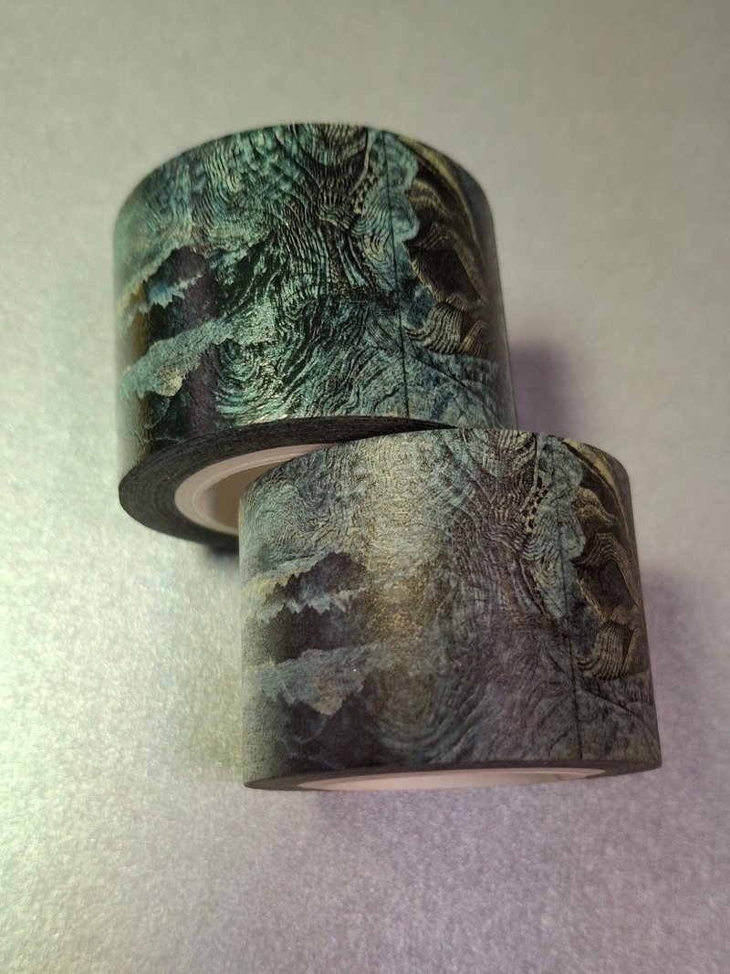 The Significant Travel 和紙膠帶 Washi Masking Tape 30mm 一組 - 紙膠帶/和紙/PET - 紙 黑色