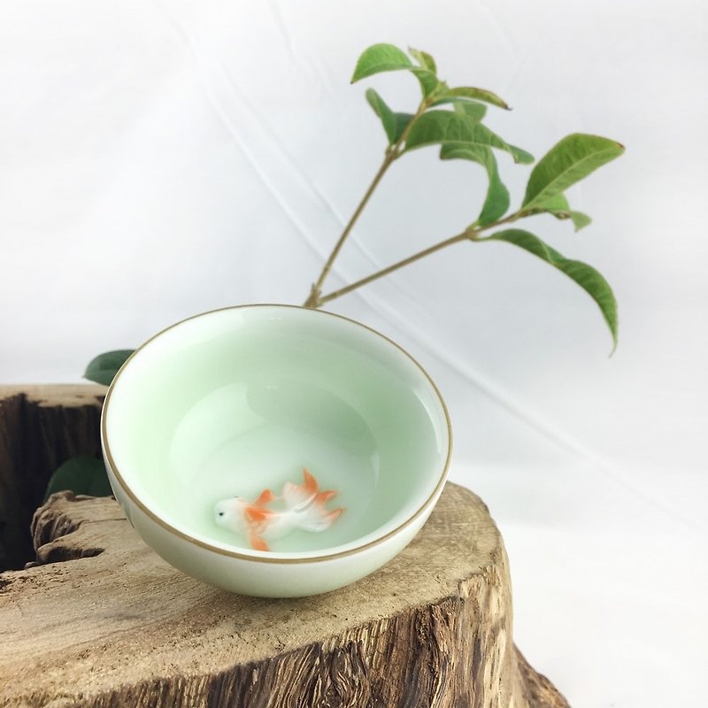 CereiZ生活品味・金魚杯 (六入組) - 茶具/茶杯 - 陶 綠色