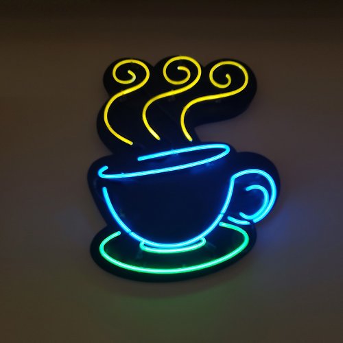 霓虹燈客制 咖啡COFFEE霓虹燈LED發光字Neon Sign廣告招牌Logo裝飾燈夜燈氛