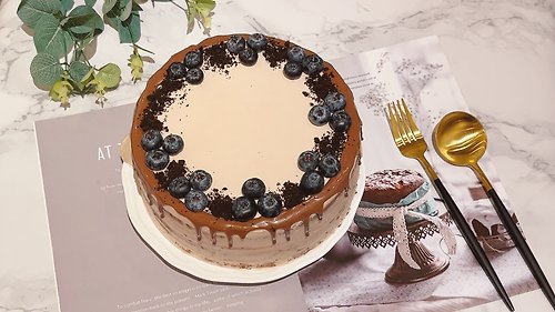 蕾安娜法式手工甜點x美好時光咖啡 母親節蛋糕-叛逆巧克力香蕉半裸蛋糕#輕盈蛋糕體#濃郁慕斯餡