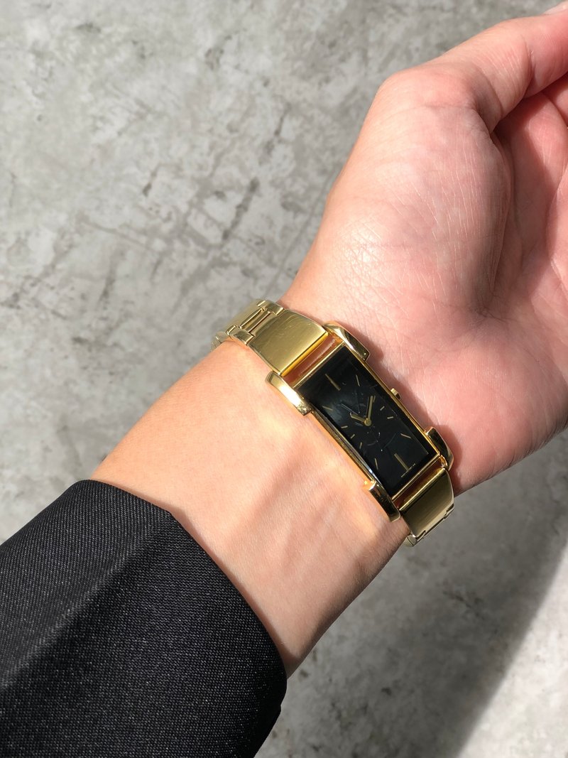 【 日本直送　名牌中古包 】Yves Saint Laurent  腕時計 ゴールド ステンレススチール 5421-HI6200Y vintage fxbm3g - 女錶 - 不鏽鋼 金色
