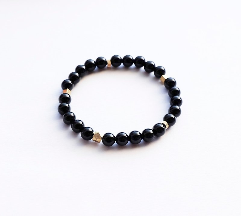 Lover's Gift Good Luck Guardian #5 Obsidian/Black Onyx - Bracelets - Gemstone Black