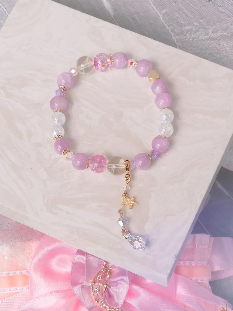*Ship within 7 Days* Pamycarie Diary of Stone: Amethyst - Bracelets - Crystal Pink