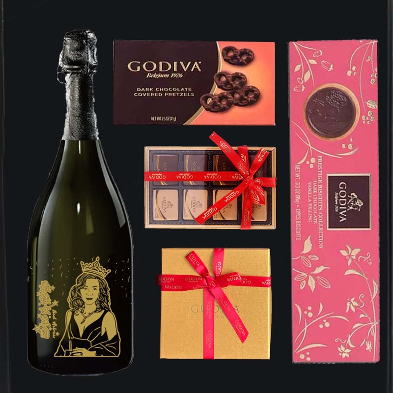 榮休禮盒 | 客製化榮休禮物套裝 Dom 2015 & Godiva 雕刻禮物 - 酒類 - 玻璃 