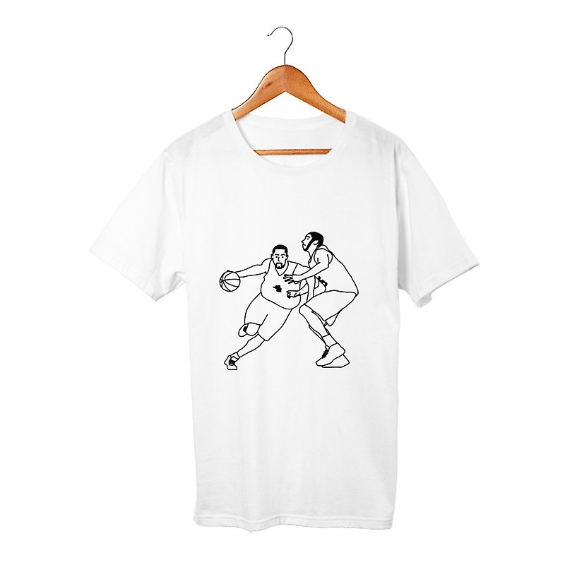 バスケ#6 Tシャツ - Tシャツ メンズ - コットン・麻 ホワイト