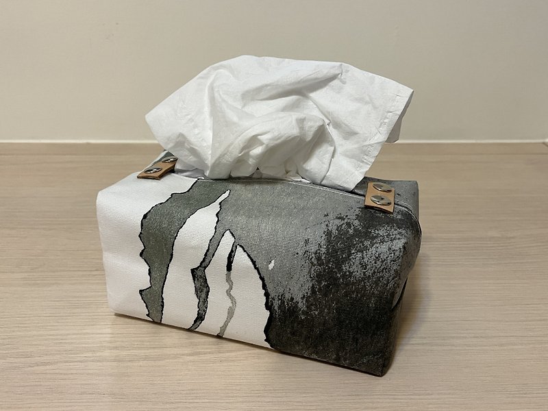 Bag removable face paper cover_ink style art face paper cover 2 - Items for Display - Cotton & Hemp Multicolor