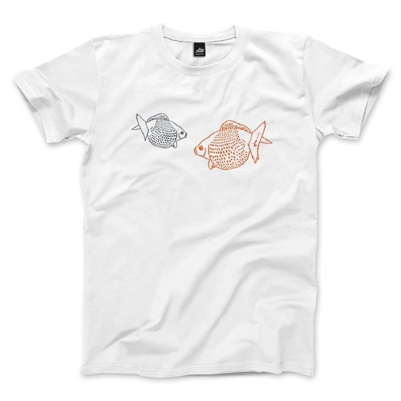Seven Seconds Stranger-White-Unisex T-shirt - เสื้อยืดผู้ชาย - ผ้าฝ้าย/ผ้าลินิน 