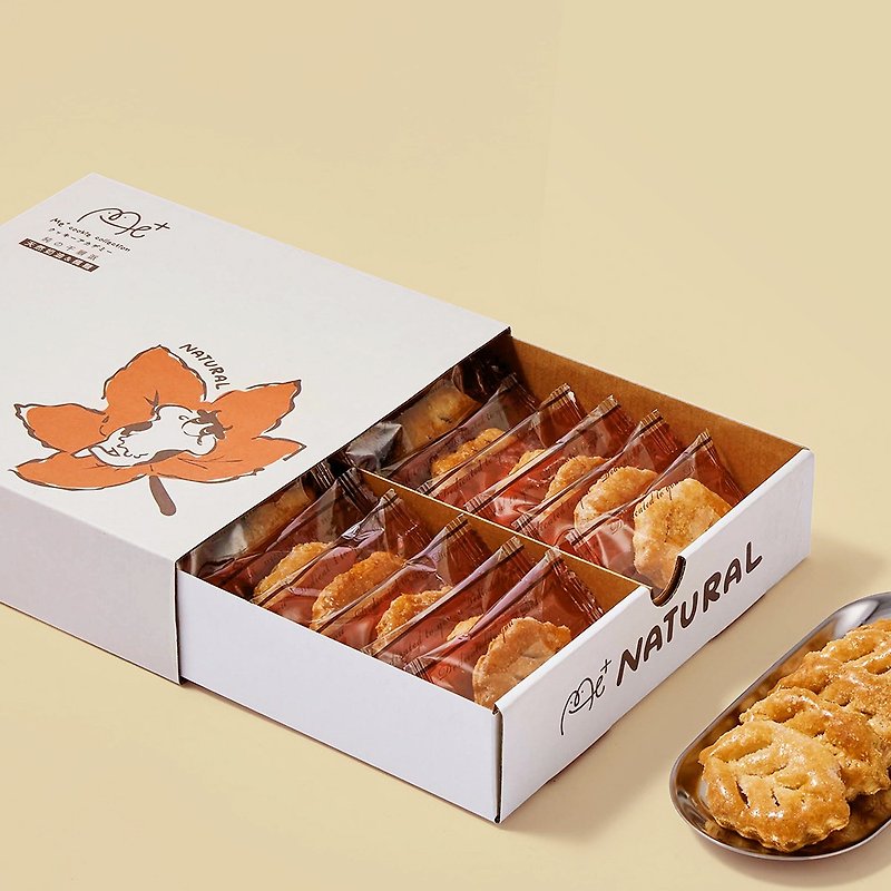 Me+ ピュアミルフィーユパイ ナチュラルクリームとメープルシュガー ギフトボックス キャリングバッグ付き - スナック菓子 - 食材 ホワイト