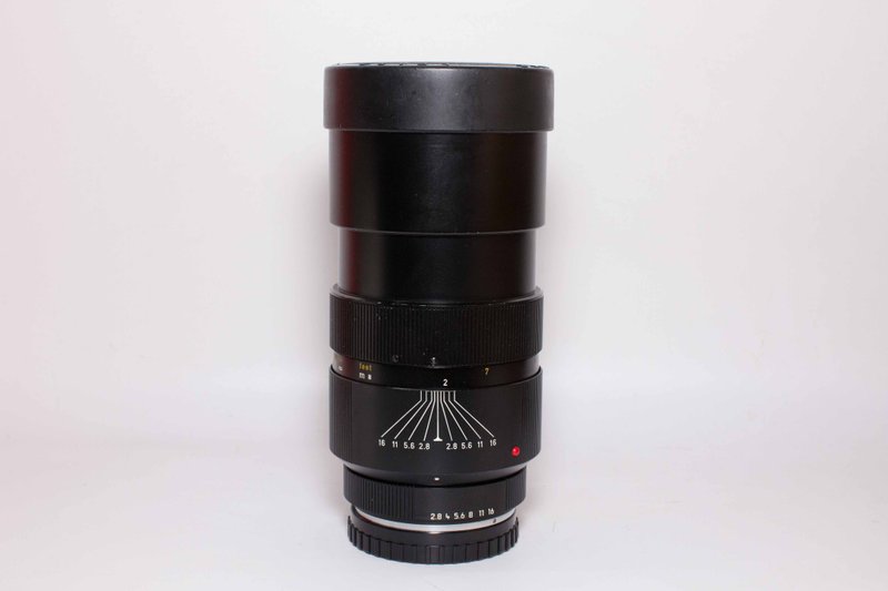 Leica Elmarit-R 180mm f2.8 萊卡鏡頭 - 相機/拍立得/底片相機 - 其他金屬 黑色