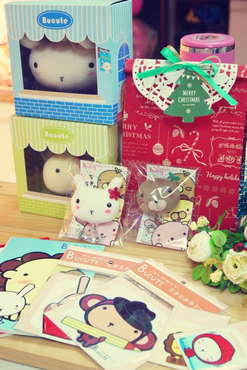 Bucute Christmas gift 500 yuan package / handmade / Creative / Limited / fast arrival - พวงกุญแจ - เส้นใยสังเคราะห์ หลากหลายสี