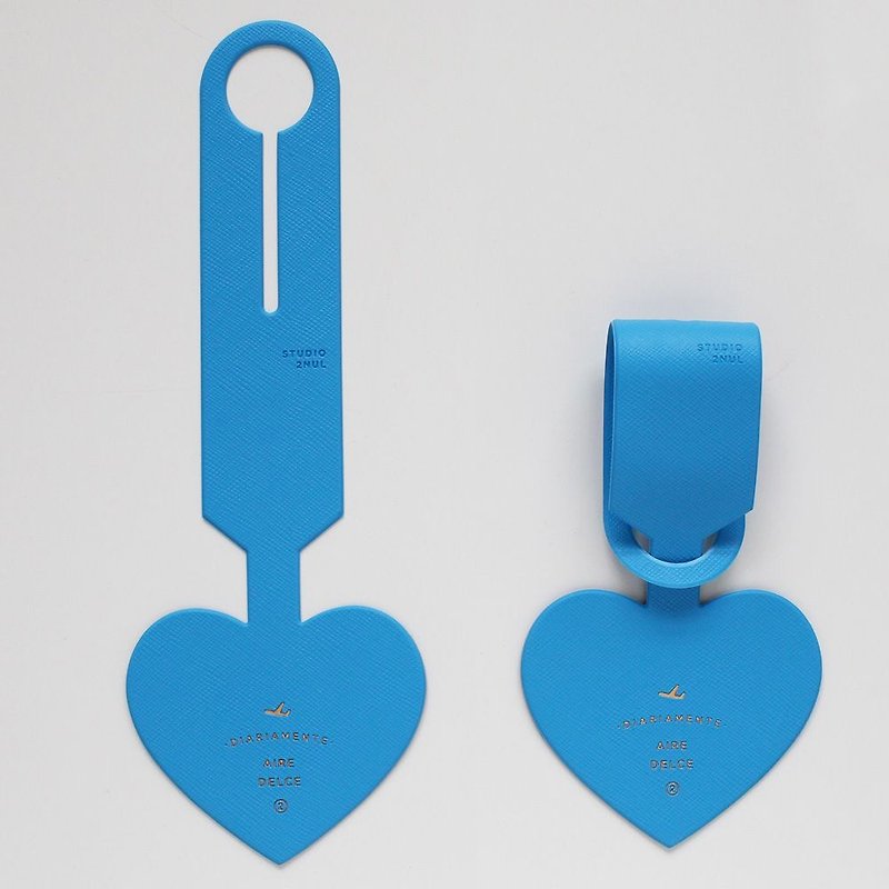 2Nul heart time love baggage tag - blue, TNL85137 - ป้ายสัมภาระ - พลาสติก สีน้ำเงิน