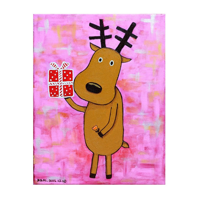 原畫  ∣  小麋鹿 - 相框/畫框 - 其他材質 多色