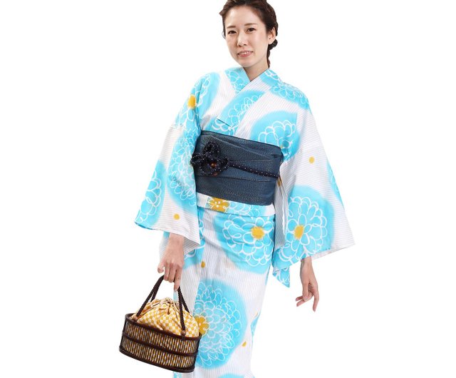 日本和服女性浴衣腰帶2件組F Size X25-110 yukata - 設計館fuukakimono