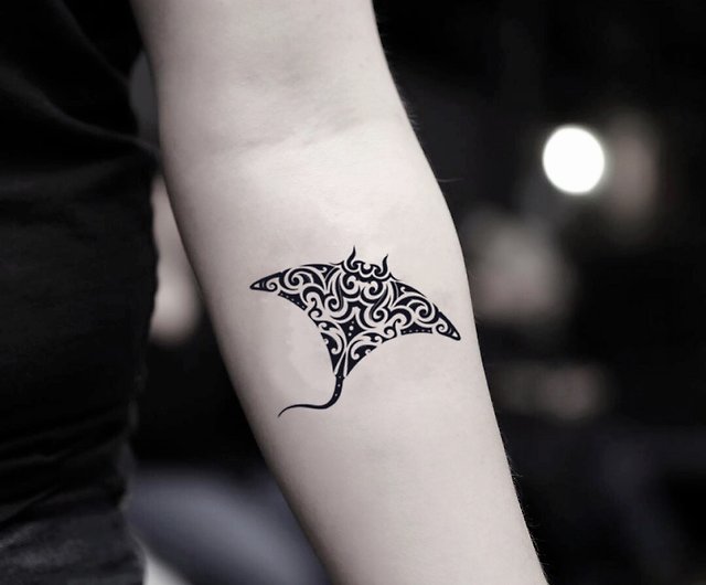 Tribal Vector Tattoo Designs Octopus Fish Stingray Shark  Etsy Denmark
