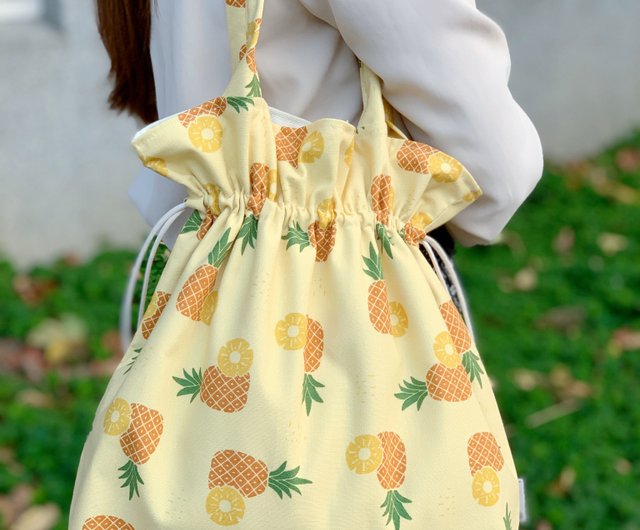 Handmade discount drawstring bag