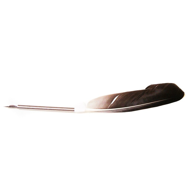 Handmade quill - dip pen - a pen tip - pheasant hair - อุปกรณ์เขียนอื่นๆ - กระดาษ สีเทา
