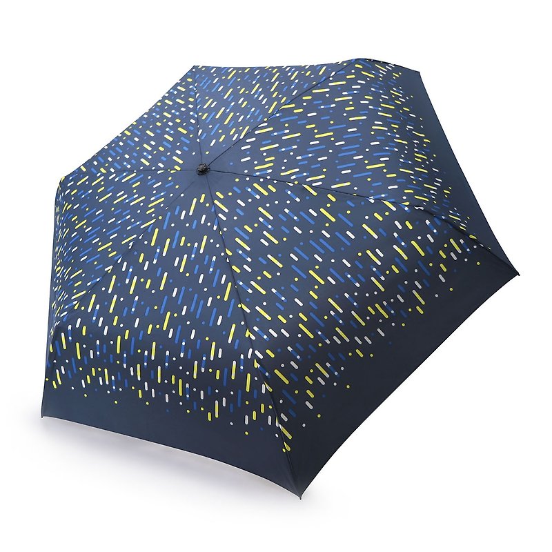 世界初|フルハイカーボンスチール日焼け止め超軽量傘-花火（間もなく売り切れ） - 傘・雨具 - 防水素材 ブルー