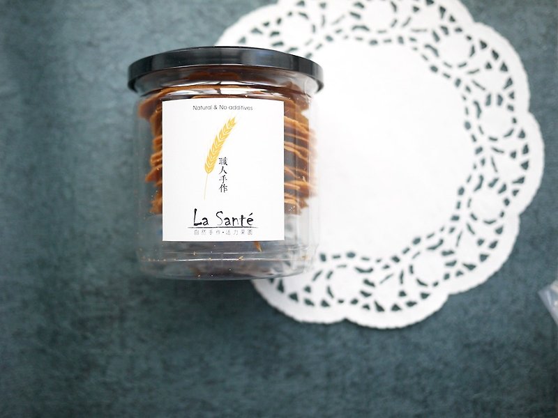 La Santé French Handmade Jam - Almond Tile - Handmade Cookies - Paper Gold
