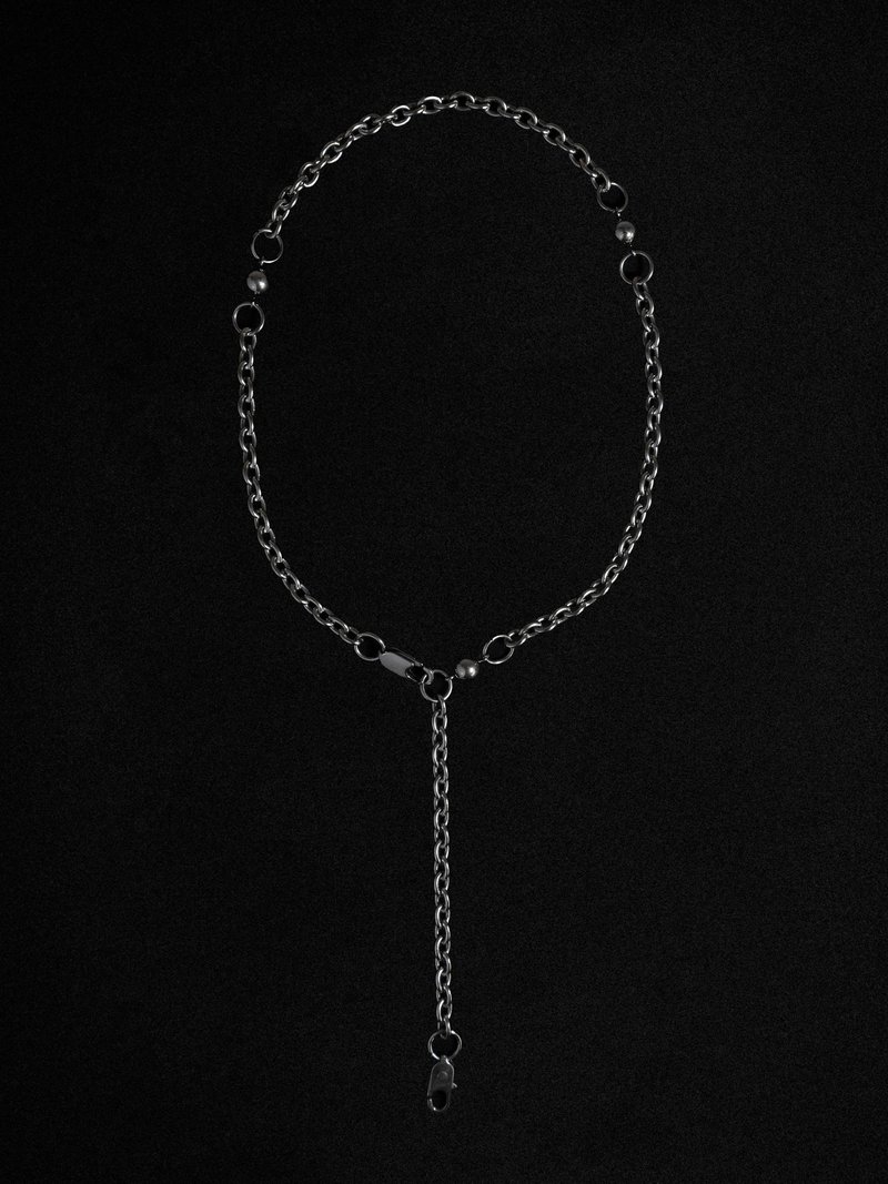 YARD YARN — Paola Neck Chain - 項鍊 - 不鏽鋼 銀色