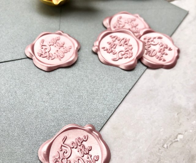 Sealing Wax sticker] Wedding invitation envelope sealing sticker│Classic  style│ - Shop Spring Wedding Invitation Stickers - Pinkoi