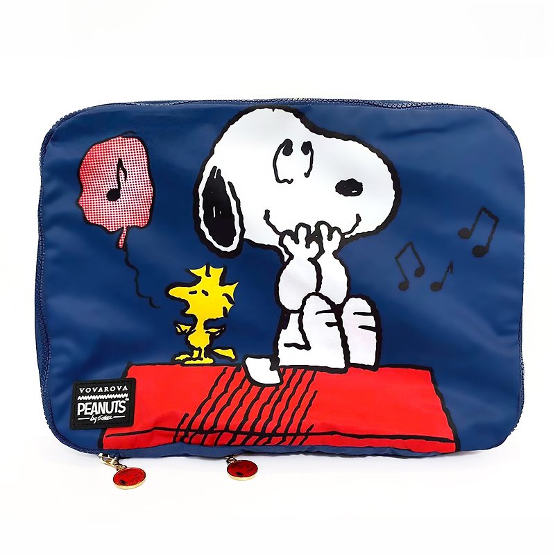 VOVAROVA x PEANUTS Snoopy Double Tier Compact packing cube - S - Toiletry Bags & Pouches - Polyester Yellow