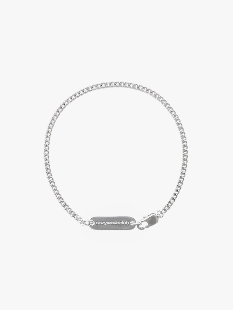 BASIC CHAIN BRACELET 00 - 手鍊/手環 - 不鏽鋼 銀色